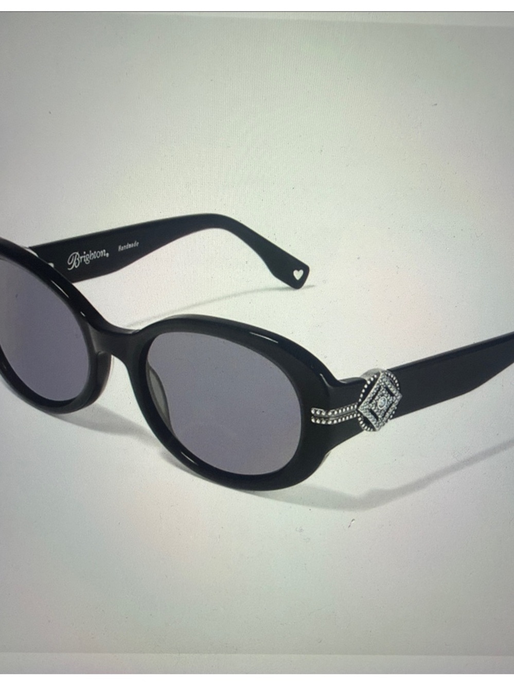 😎🆕 Brighton ILLUMINA Black Crystal Accent Women's Sunglasses NWT $168